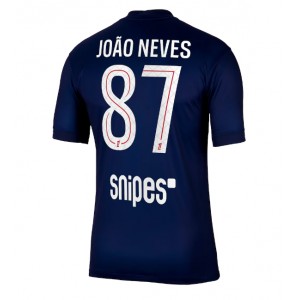 Fotbalové Dres Paris Saint-Germain Joao Neves #87 Domácí Oblečení 2025-26 Krátký Rukáv